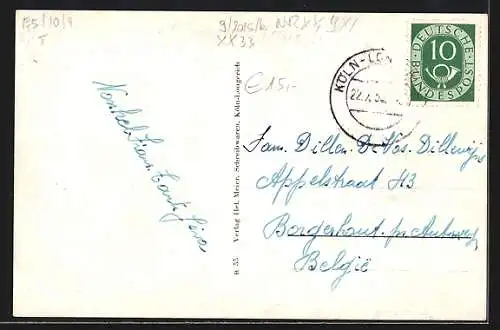 AK Köln-Longerich, Bahnhof, Kaserne, Dionyskirche, Hauptstrasse