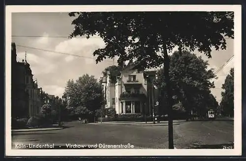 AK Köln-Lindenthal, Virchow- und Dürenerstrasse