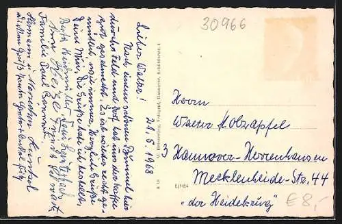 AK Wilkenburg, Schänke Fr. Rukopf, Kirche, Post
