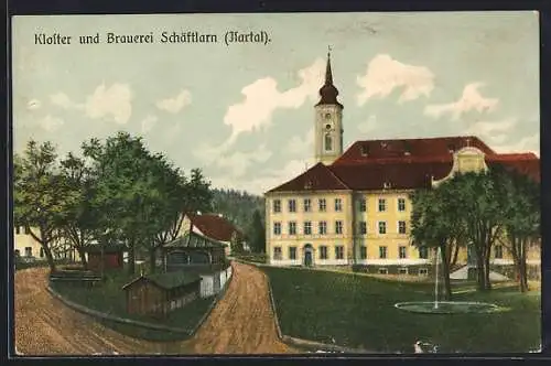 AK Schäftlarn i. Isartal, Kloster und Brauerei