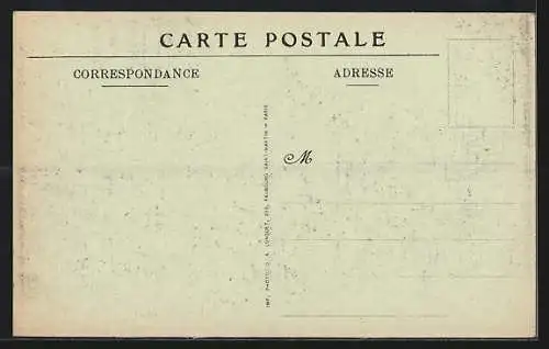 AK Vingré /Vic-sur-Aisne, Grande Guerre 1914-1917, Intérieur de la Ferme Amory