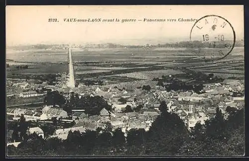 AK Vaux-sous-Laon, Panorama vers Chambry