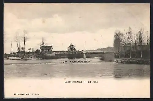 AK Vailly-sur-Aisne, Le Pont