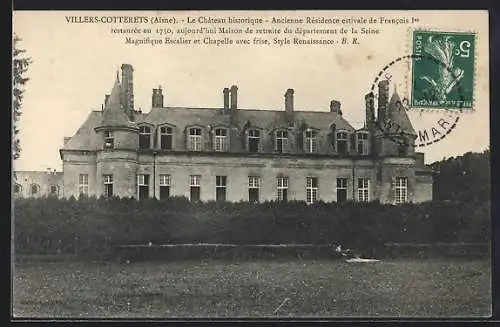 AK Villers-Cotterets /Aisne, Le Chateau historique