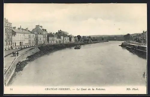 AK Chateau-Thierry, Le Quai de la Poterne