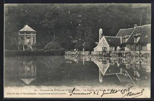 AK Villers-Cotterets, Le Moulin et l`Etang