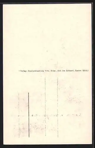 Künstler-AK Xanten /Rh., St. Victor-Dom mit Anlagen