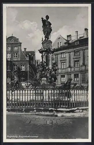 AK Augsburg, Am Augustusbrunnen