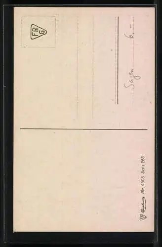 Künstler-AK sign. F. v. Piloty: Minnesänger bei einem Vortrag