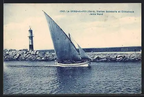 AK Grau-du-Roi, Station Balnéaire et Climatique, Jetée Nord