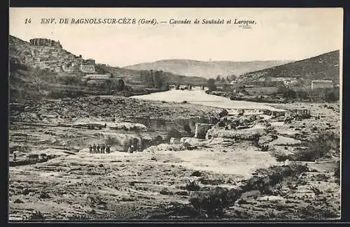 AK Bagnols-sur-Cèze, Cascade de Sautadet et Laroque