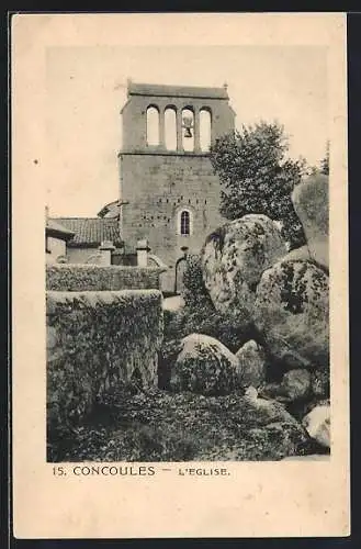 AK Concoules, L`Eglise