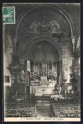 AK Aramon /Gard, Intérieur de l`Eglise