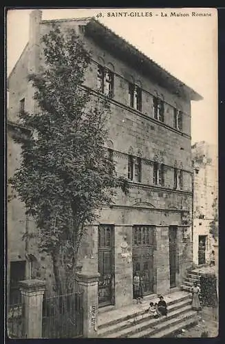 AK Saint-Gilles, La Maison Romane