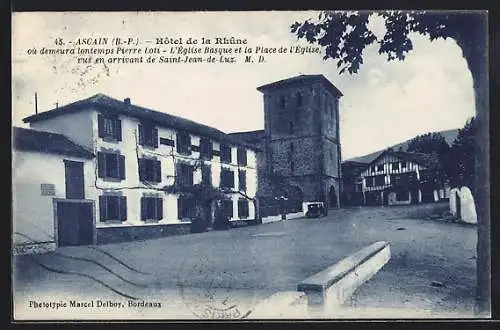 AK Ascain /B.-P., Hotel de la Rhune