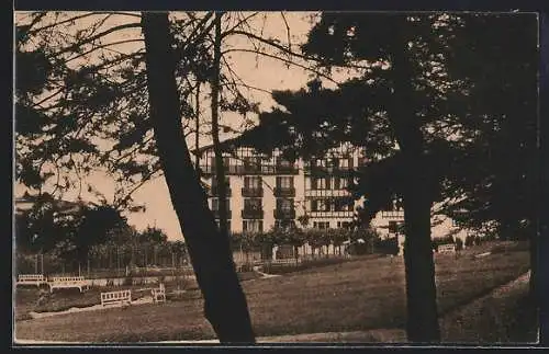 AK Guéthary /B.-P., Hotel Eskualduna et ses jardins