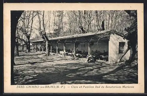 AK Cambo-les-Bains, Cure et Pavillon Sud du Sanatorium Marienia