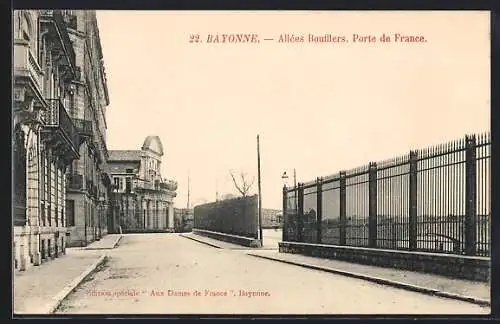 AK Bayonne, Allées Boufflers, Porte de France