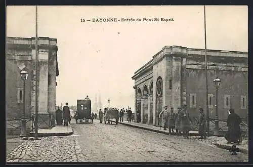 AK Bayonne, Entrée du Pont St-Esprit