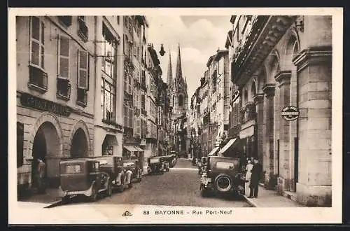 AK Bayonne, Rue Port-Neuf