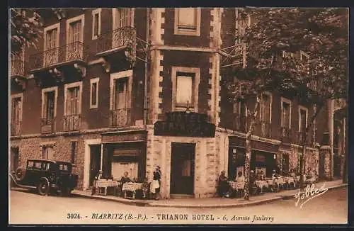 AK Biarritz /B.-P., Trianon Hotel, 6, Avenue Jaulerry