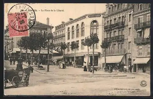 AK Biarritz, la place de la Liberté