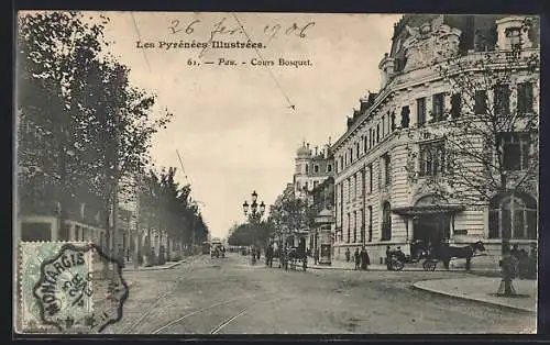 AK Pau, Cours Bosquet, Strassenpartie