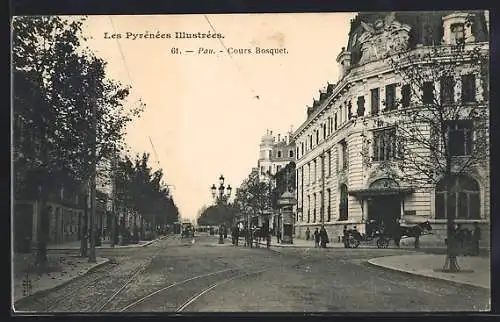 AK Pau /Pyrénées, Cours Bosquet