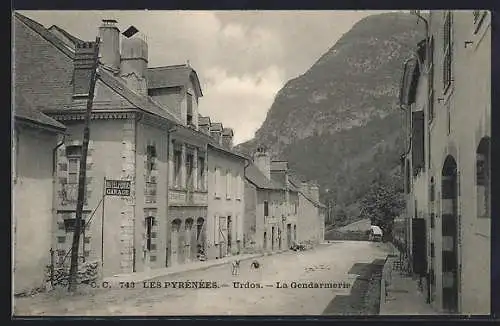 AK Urdos /Pyrénées, La Gendarmerie