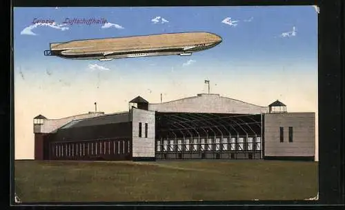 AK Leipzig, Zeppelin Luftschiffhalle