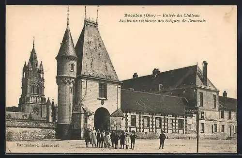 AK Bresles, entrée du château, ancienne résidence des évêques de Beauvais