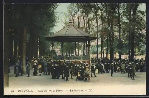 AK Beauvais, Place du Jeu de Paume, La Musique