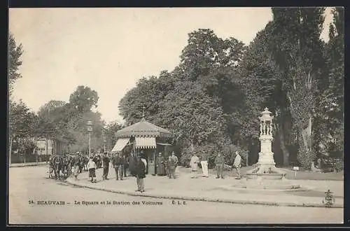 AK Beauvais, Le Square et la Station des Voitures