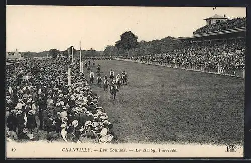 AK Chantilly, les courses, le Derby, l`arrivée