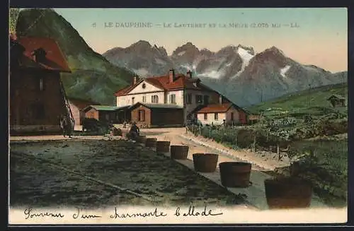 AK Le Lautaret, le Lautaret et la Meije, 2.075 m, Le Dauphiné