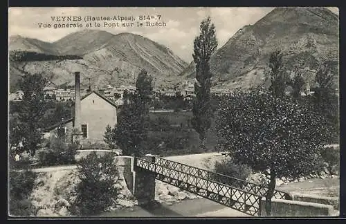 AK Veynes, Vue générale et le Pont sur le Buëch