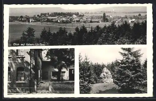 AK Elze / Leine, Gasthaus Brendel-Teilansicht, Ortsansicht