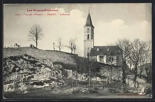 AK Castet /Basses-Pyrénées, Vallée d`Ossau, L`Église