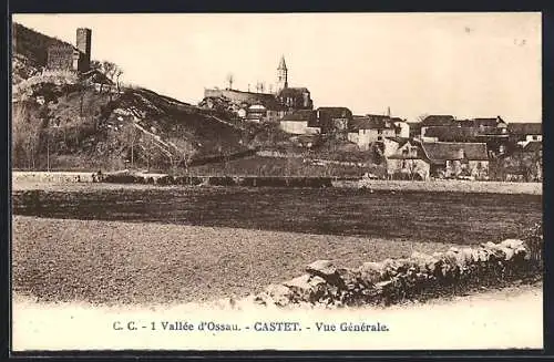 AK Castet /Vallée d`Ossau, Vue Générale