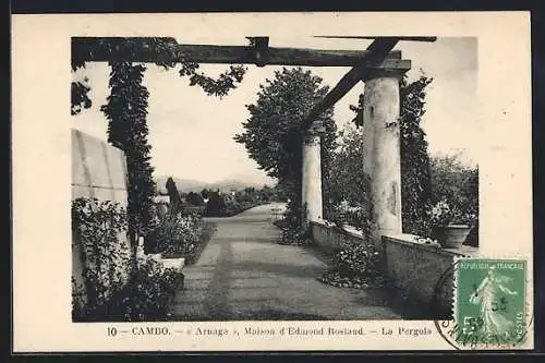 AK Cambo, Arnaga, la maison d`Edmond Rostand, la pergola