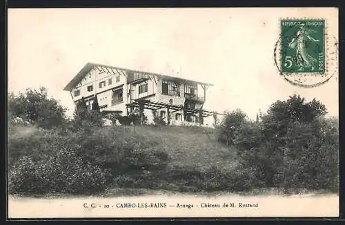 AK Cambo-les-Bains, Arnaga, Château de M. Rostand