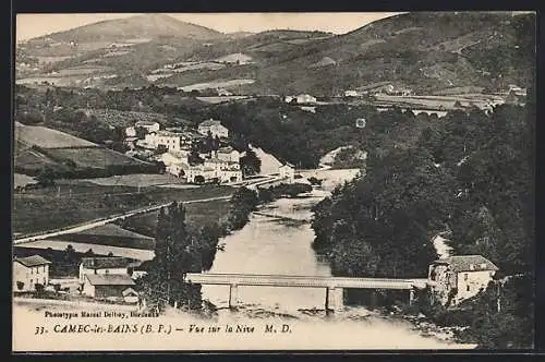 AK Cambo-les-Bains, Vue sur la Nive