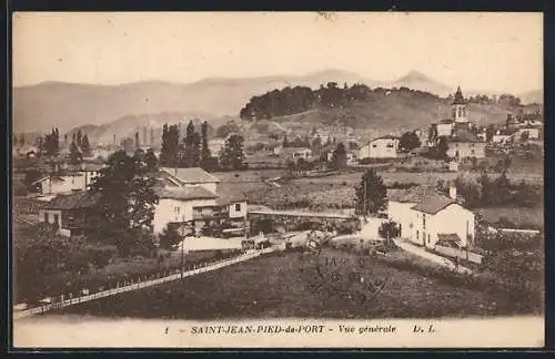 AK Saint-Jean-Pied-de-Port, Vue générale