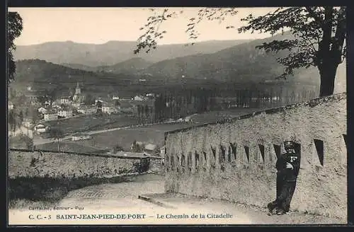 AK Saint-Jean-Pied-de-Port, Le Chemin de la Citadelle