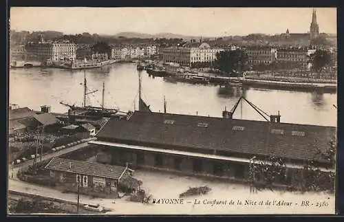 AK Bayonne, Le Confluent de la Nive et de l`Adour