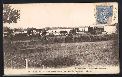 AK Ustaritz, Vue générale du Quartier du Couvent