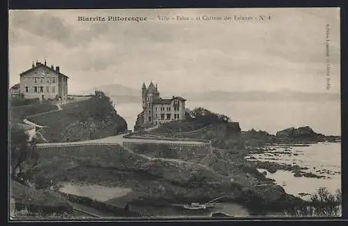 AK Biarritz, Villa Belza et Château des Falaises