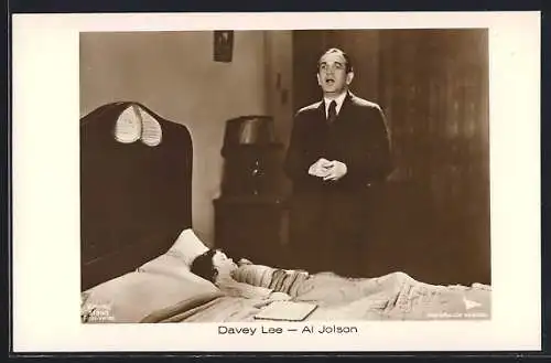 AK Schauspieler Davey Lee und Al Jolson in einer Filmszene