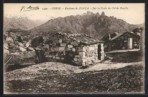 AK Zonza /Corse, Sur la Route du Col de Bavella