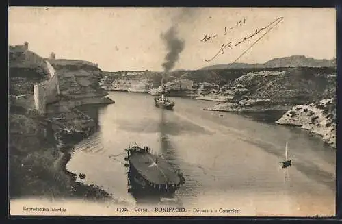 AK Bonifacio, Depart du Courrier